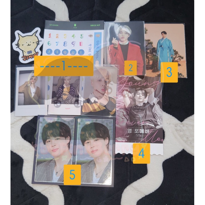 BTS PHOTOCARD JIMIN MOT:S DALMAJUNG DECO KIT BTS ใน CINEMA MPC MC PTD