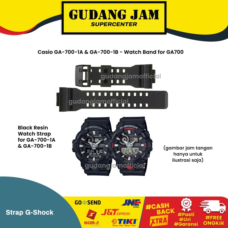 G-shock GA-700 GA700 GA-700-1 Band Watch Strap Casio Original
