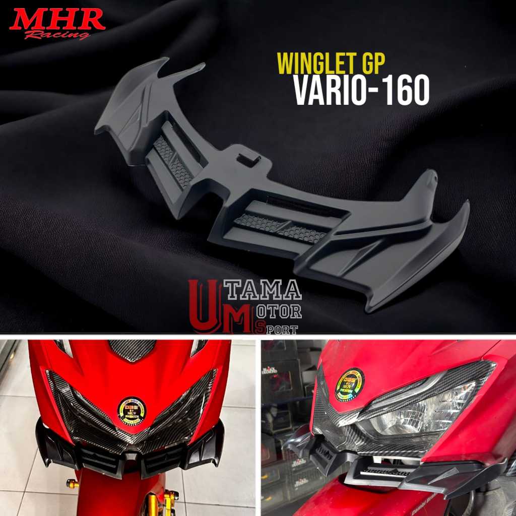 Winglet Moustache Vario160 / Vario-160 / Click-160 Original MHR Racing GP Racing Model