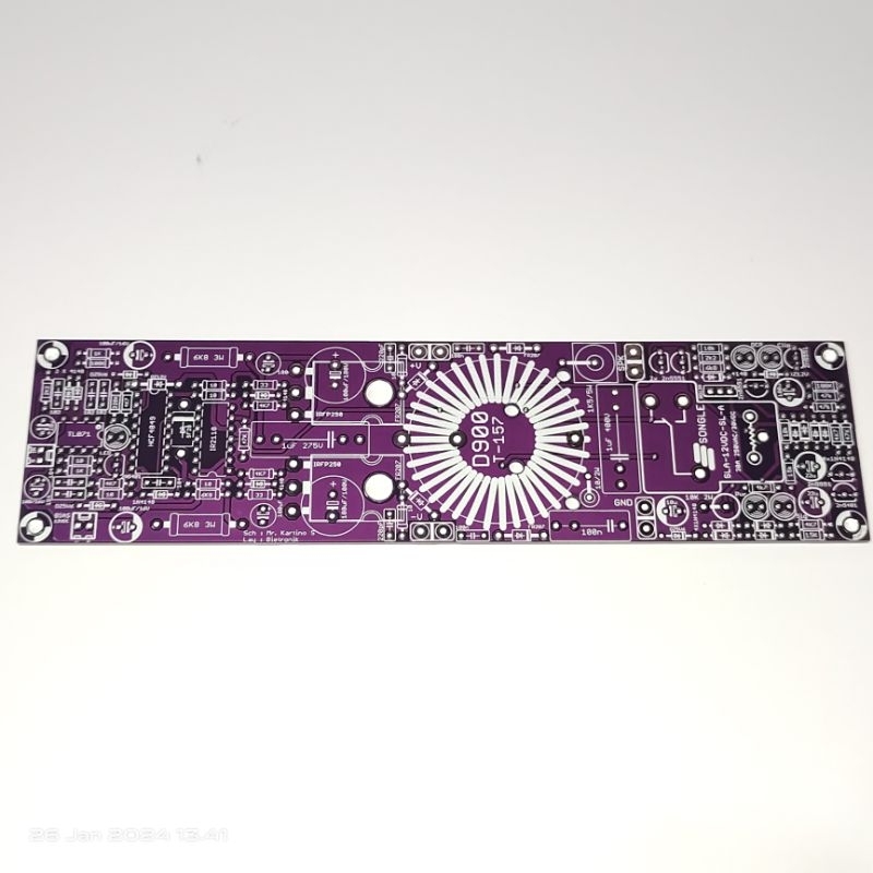 Pcb CLASS D D900 ชั้นสองชั้น + ตัวป้องกัน