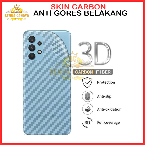 HP CARBON SKIN - ASUS ZENFONE 8 LIVE L1 L2 MAX PRO M2 PRO M2 MAX M2 - ANTI-SCRATCH BACK OF PHONE