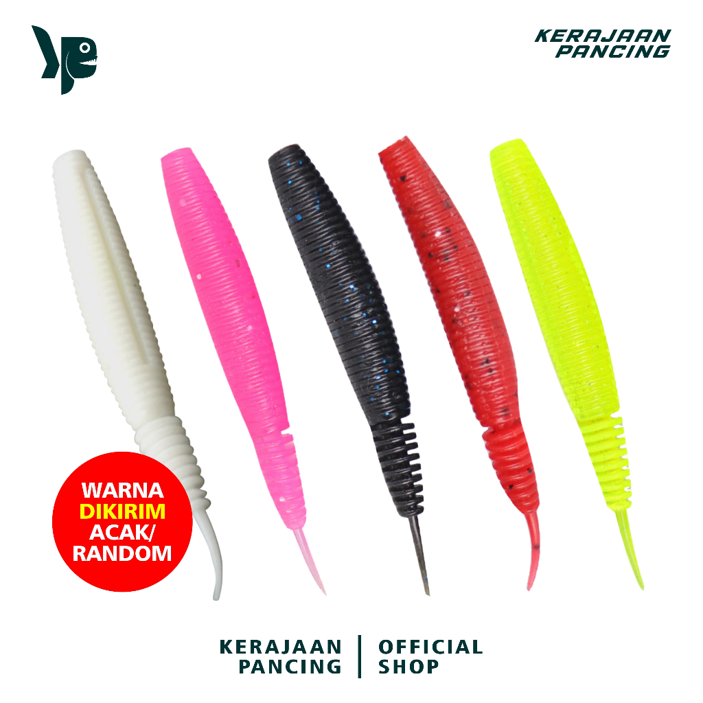 Fishing Kingdom - เหยื่อตกปลาซิลิโคน 5 ชิ้น/แพ็ค เหยื่อตกปลา 10 ซม./6.ล่อนุ่ม SO109