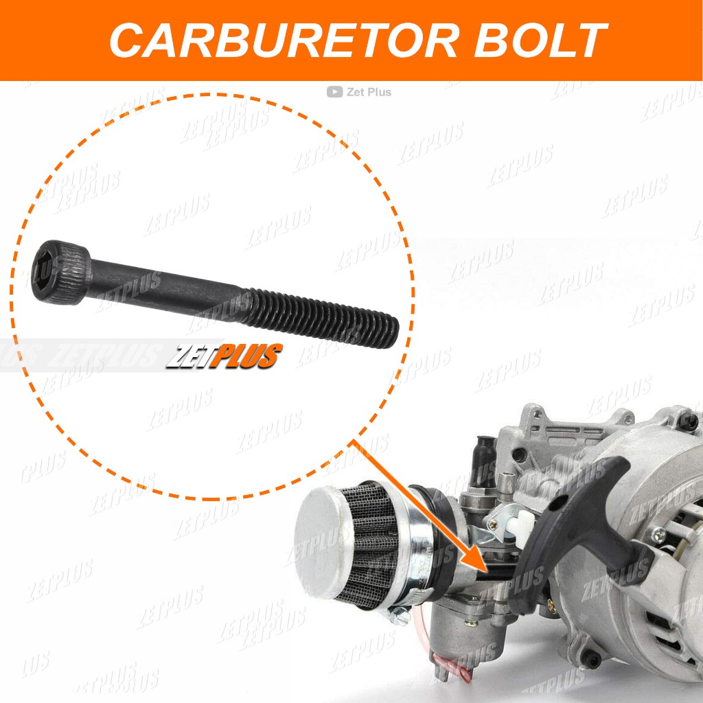 MESIN 50cc ENGINE CARBURETOR BOLT / L bolt คาร์บูเรเตอร์เครื่องยนต์บล็อก mini trail atv GP minibikes