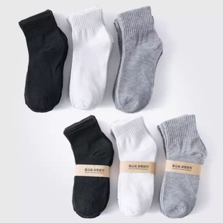 5 Pasang Kaos Kaki Olahraga Pendek Tebal Pria Wanita
