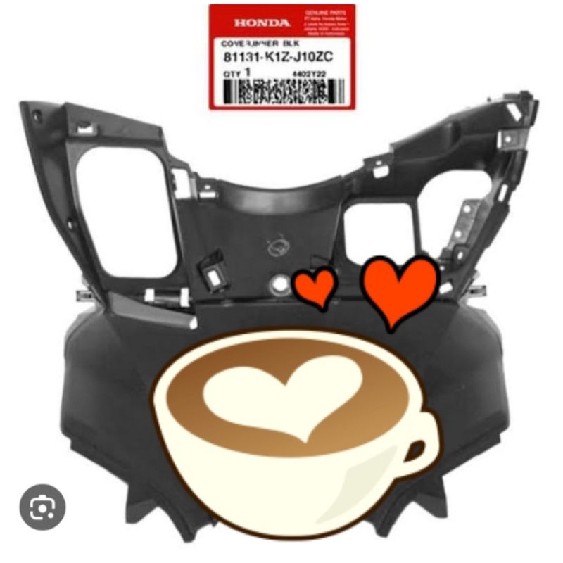 เอกสารติดต่อใน pcx 160 k1z / ฝาครอบใน pcx 160 รหัส k1z เดิม