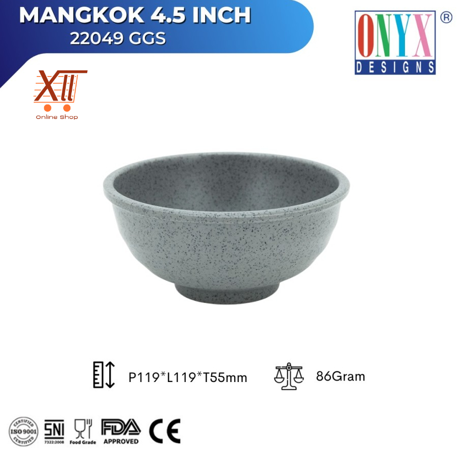 ONYX 22049 COSMAC Bowl ชุดชามเมลามีน 6 ใบ 4.5 นิ้ว