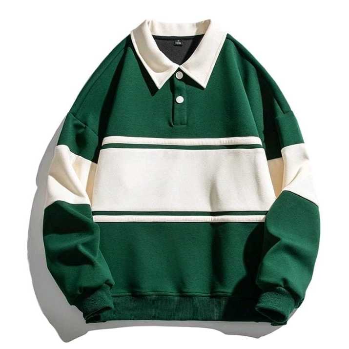 จัดส่งฟรี MM_STORE SWETER RUGBY VINTAGE SWIRE ผู้ชายผู้หญิงพรีเมี่ยม DISTRO/SWEATER RUGBY ปุ่ม