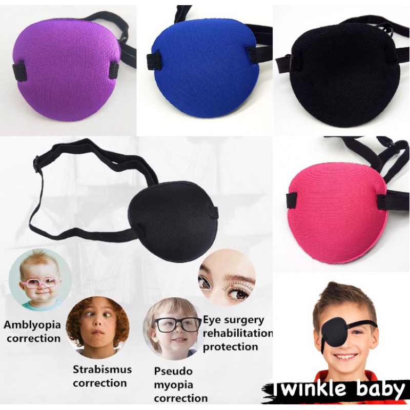 MATA Lazy Eye Patch Medical Eye Patch Single Eye Mask Pirate Eye Mask Medical Foam Eye Lazy Eye Patc