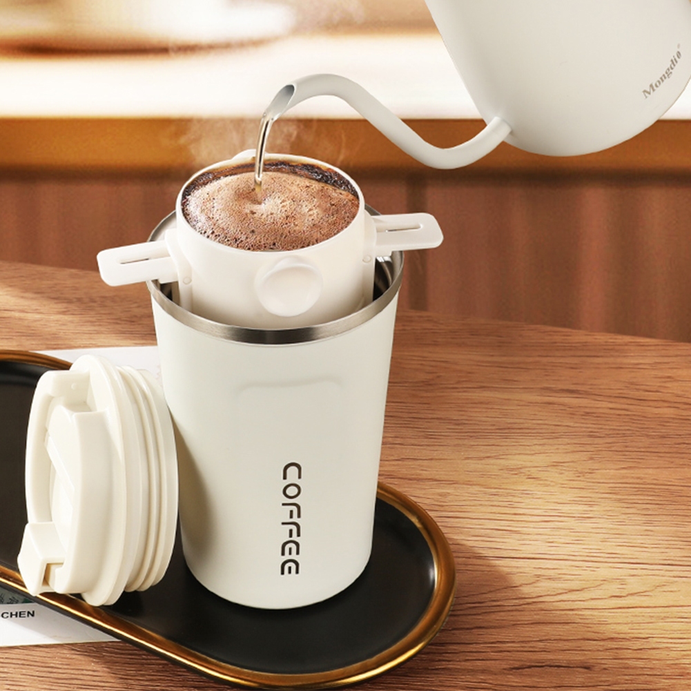 Putih กรองกาแฟแบบพกพากรวยกาแฟ Dripper-White/แบบพกพากาแฟกรอง Pour Over V60 Dripper กรวยกรองกาแฟกรองชากรองกาแฟPortable Coffee Filter Pour Over V60 Dripper กรวยกาแฟกรองชากาแฟกรอง