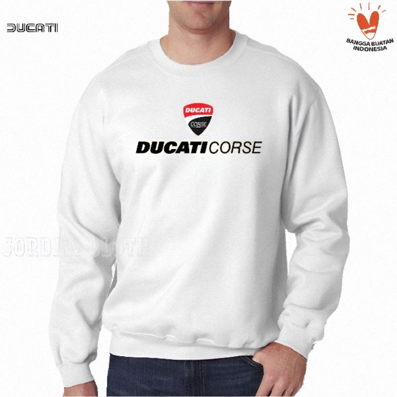 เสื้อกันหนาวมีฮู้ดรถจักรยานยนต์ Ducati Corse