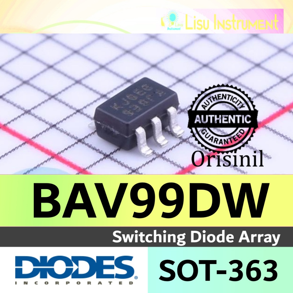 BAV99DW Switching Diode Array BAV99 KJG SOT-363 ไดโอดต้นฉบับ