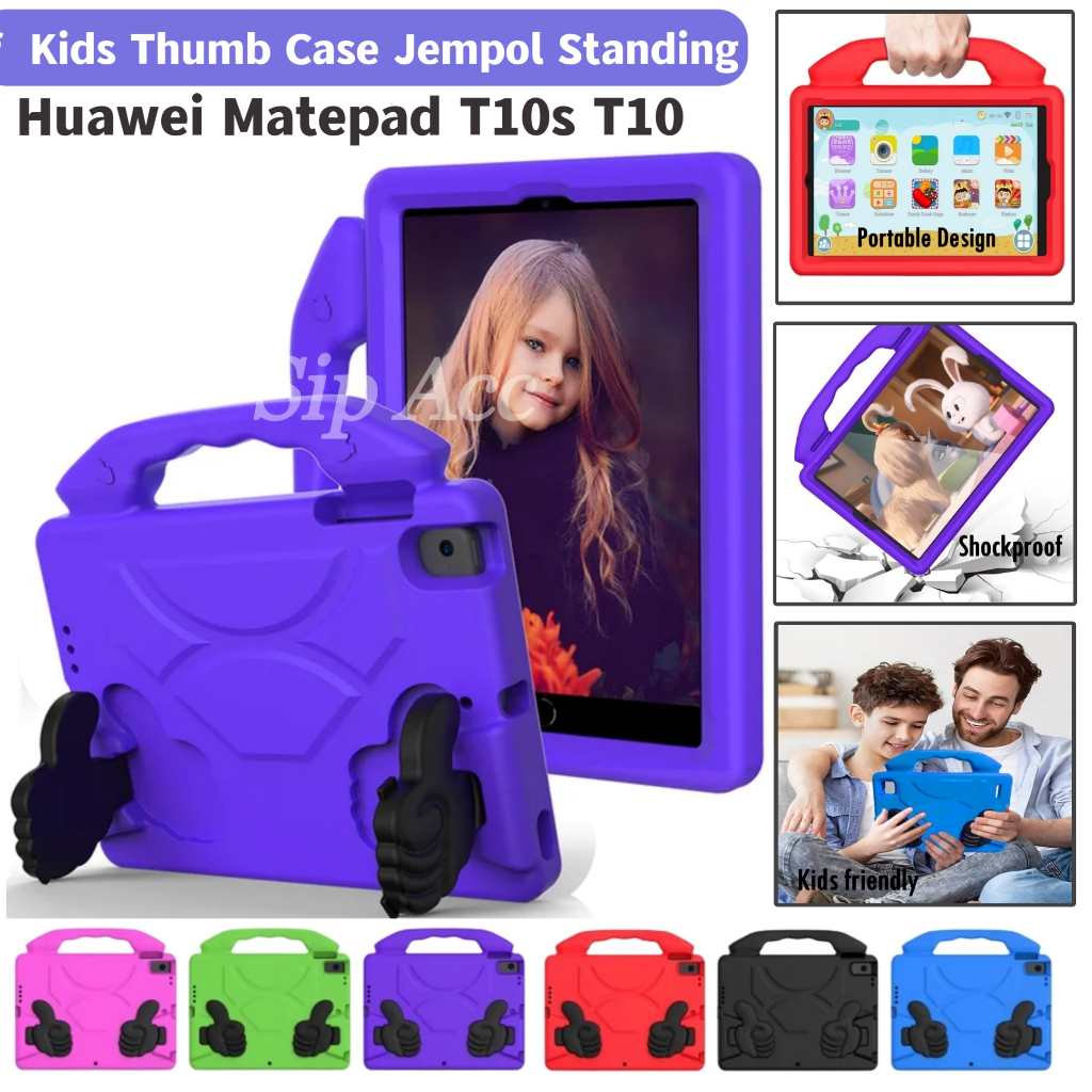 Huawei Matepad T10 / Case Huawei Matepad T10s / AGS3 - W09 AGRK - L09 Case Tablet Kids Casing Tab St