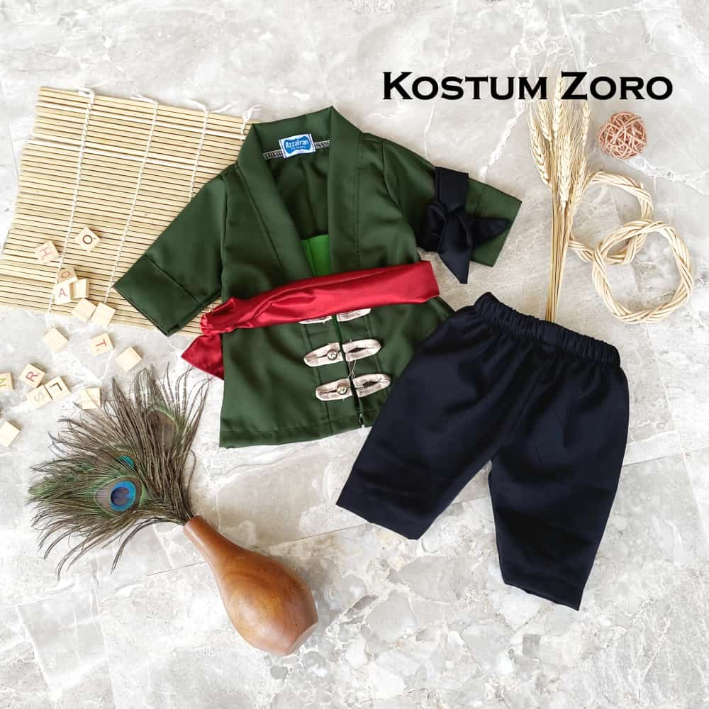 ZORO CHILDRENS COSTUME / เสื้อผ้าเด็กใหม่ / เสื้อผ้า ZORO CHARACTER / เสื้อผ้า NEWBORN BABY PHOTOSHO