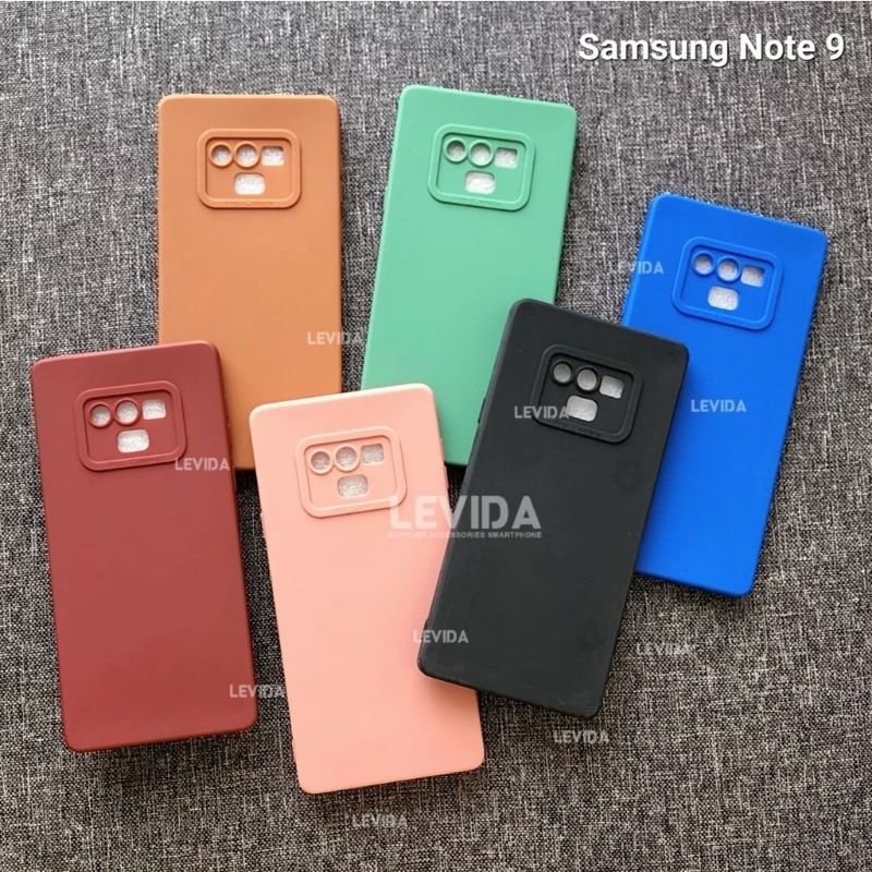 Softcase / เคส Pro กล้อง Samsung Note 9 Slicon Macaron
