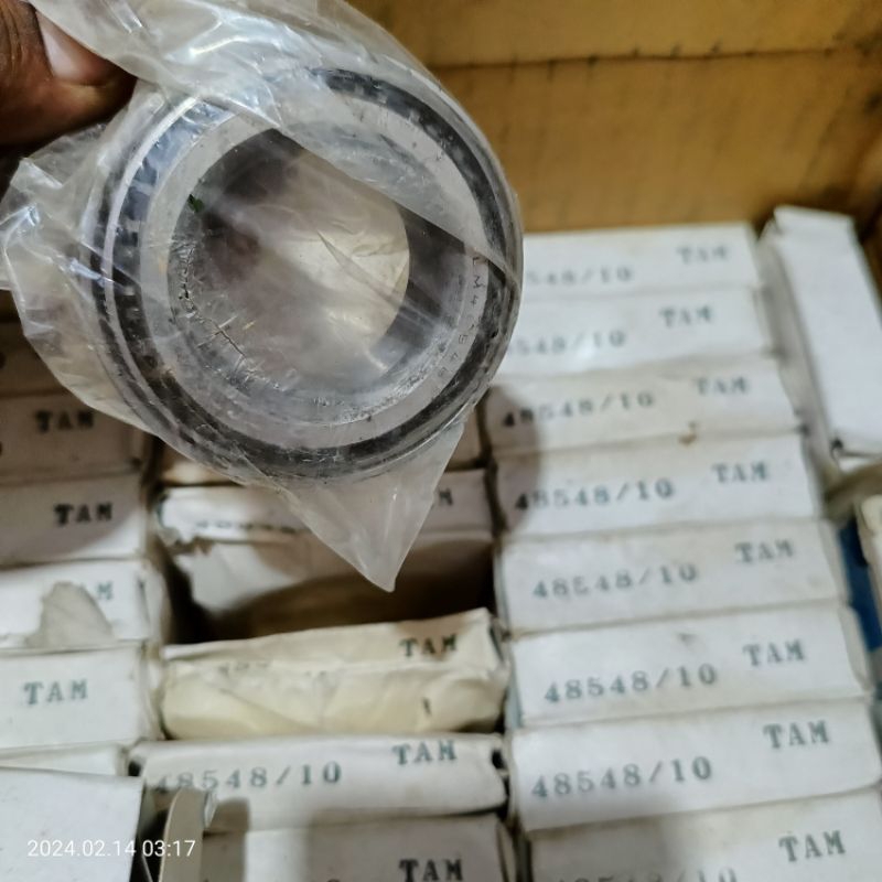 48548/10 LM48548/10 TAM แบริ่งลูกกลิ้งเรียว