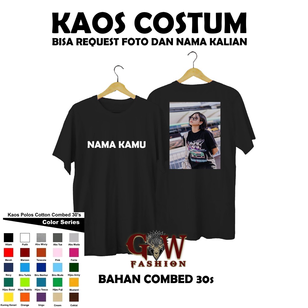 Go FASHION - เสื้อยืด CUSTOM - วันเดียว - เสื้อยืดวันเดียว - วัสดุรวม 30s