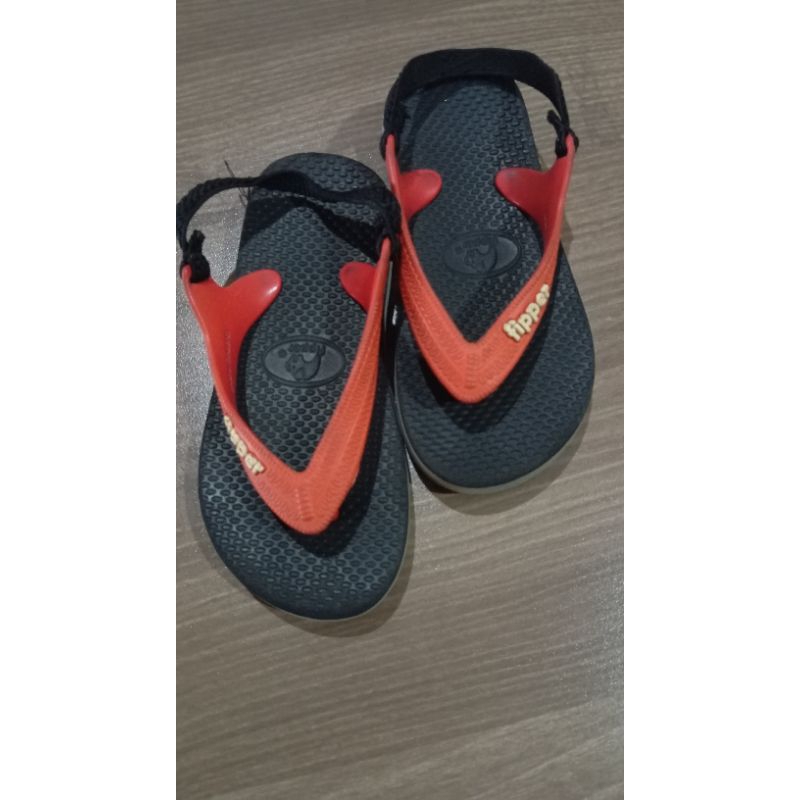 Preloved fipper รองเท้าแตะสําหรับเด็ก