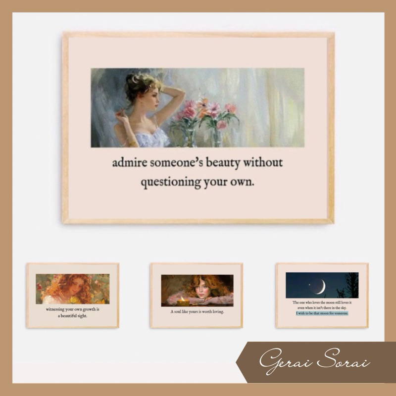 [ตกแต่ง WALL] VINTAGE QUOTE WALL DECOR