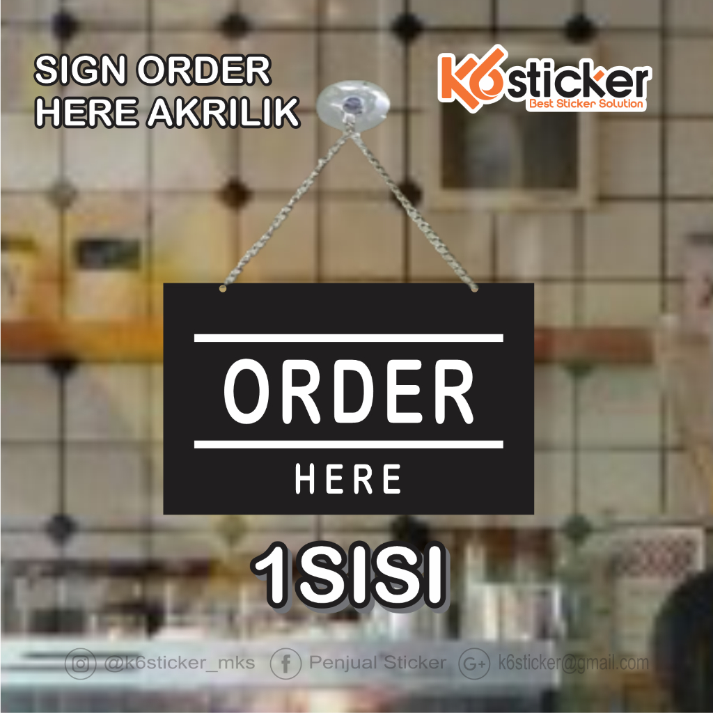 ป้าย BOARD ORDER & PAY HERE | การสั่งซื้อป้าย PAY HERE