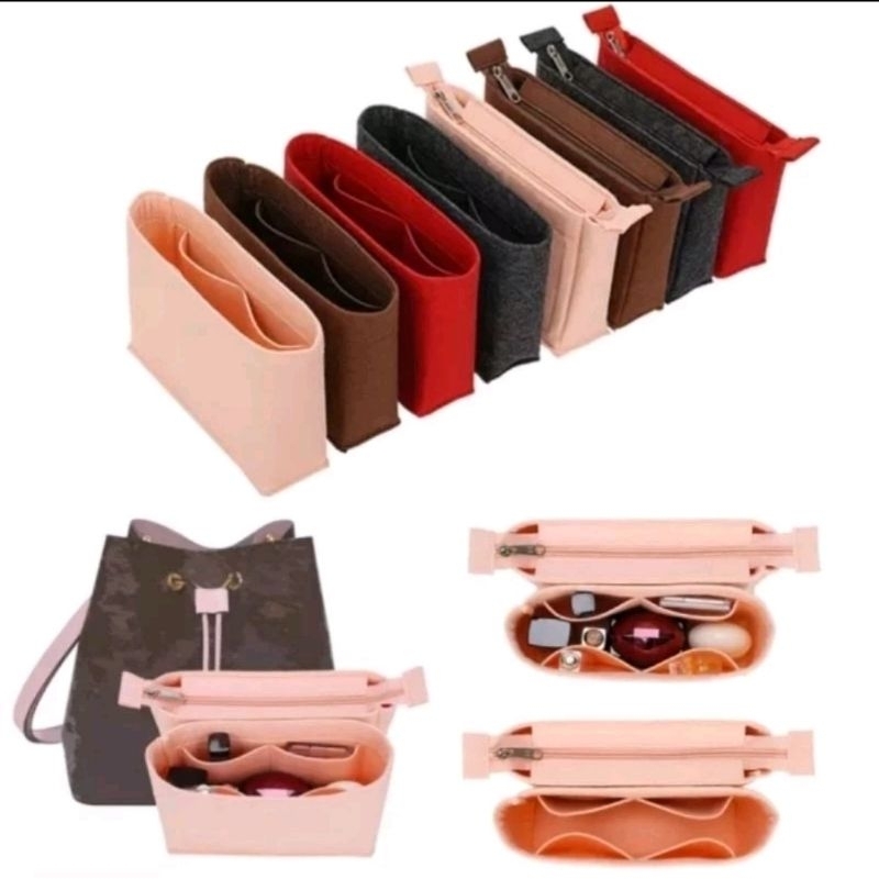 D6 2in1 หรูหรา dual in bag/Inner bag/bag organizer