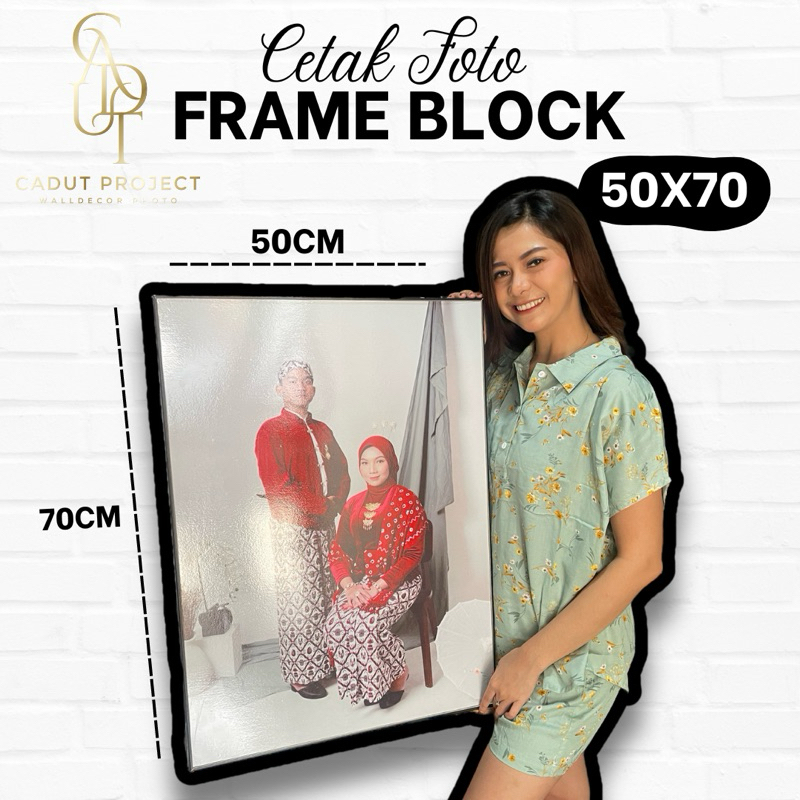 PRINT PHOTO FRAME BLOCK 50x70 / CUSTOM PHOTO / GLOSSY PHOTO PRINTING / รูปถ่าย FRAME / นัดหมาย / การ