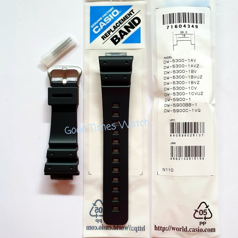 สายนาฬิกาข้อมือ ของแท้ สําหรับ Casio G-SHOCK DW 5300 DW 6600 DW 8700 G 6900 GW B5600