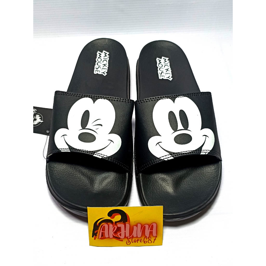 Arjuna 687 - รองเท้าแตะมิกกี้เมาส์ Flipflop Sandals ฟรีถุงกระดาษ