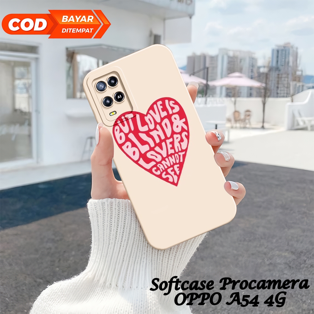 เคส HP Oppo A54 - เคส Oppo A54 Softcase - เคสแฟชั่น - เคส Oppo A54 - Pro Camera Softcase - Tpu - เคส