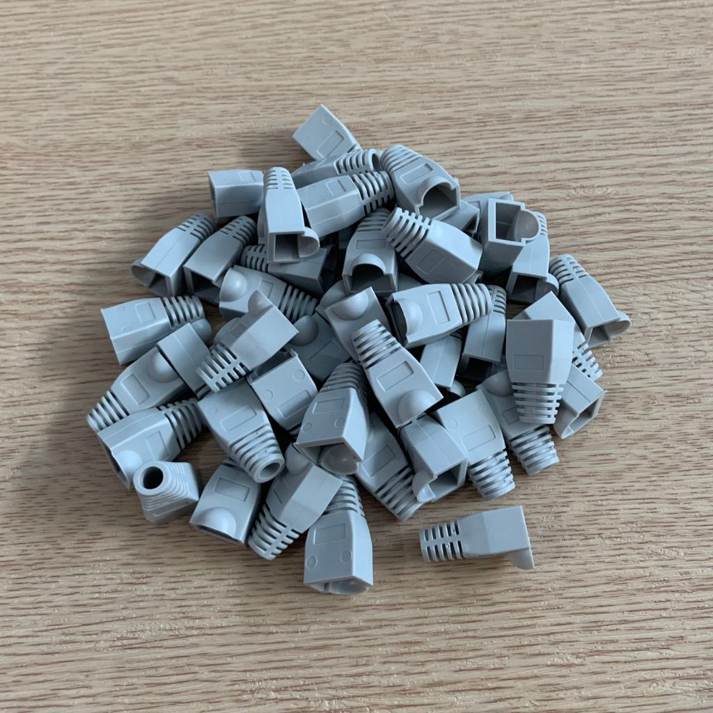 ยาง CONNECTOR UTP RJ45 ปลั๊ก Boot Cover Protector 50 ชิ้นและ 100 ชิ้นยาง PROTECTOR CONNECTOR LAN
