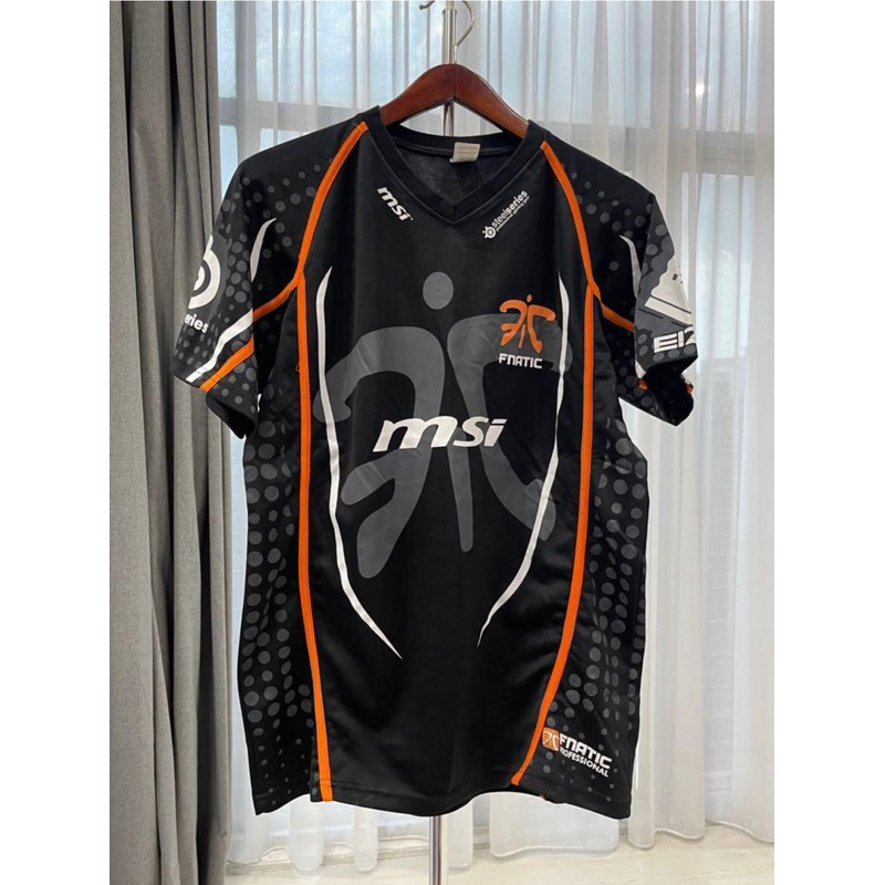 เสื้อยืดเจอร์ซีย์ unisex Fnatic MSI steelseries