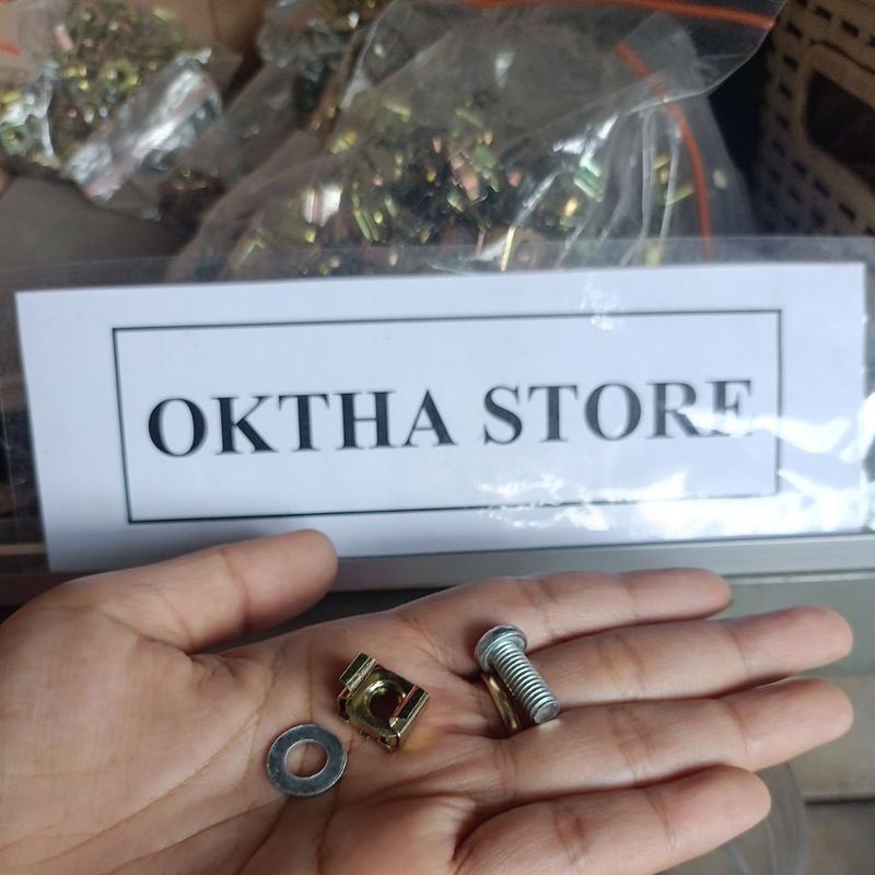 Cagenut Cage Nut Rackmount wallmount Rack Baud Rack Server Bolt Tower M6