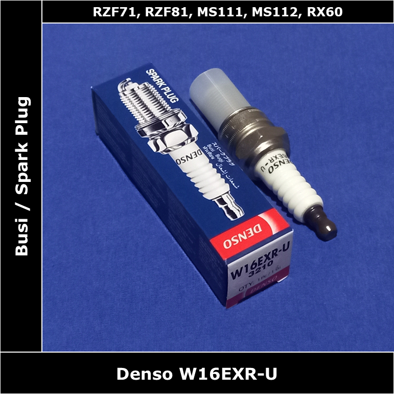 Toyota Kijang Kapsul 2.0 EFI 2000 cc 1RZ 2000-2004 Denso W16EXR-U หัวเทียนแท้ 90919-01064 RZF71 RZF8