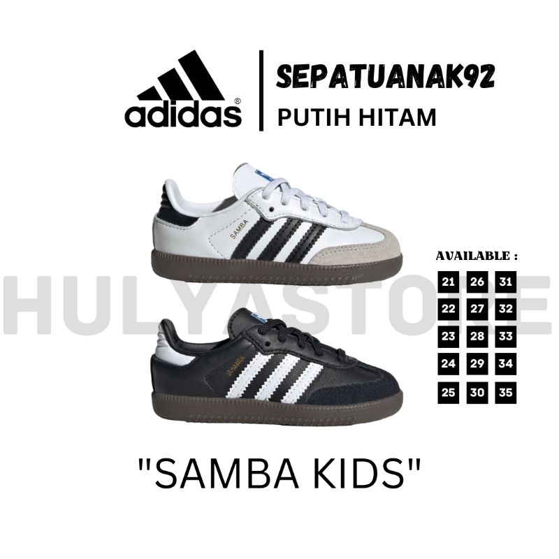 Adidas Samba รองเท้าผ้าใบ สําหรับเด็กผู้ชาย และเด็กผู้หญิง