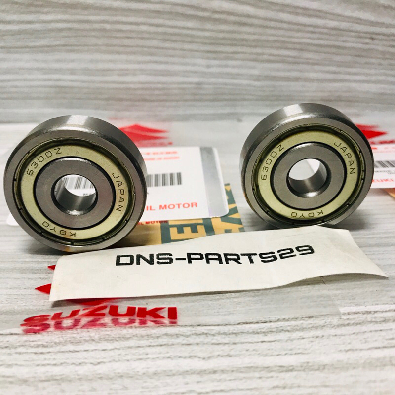 แบริ่งล้อด้านหน้า 6300ZZ 2PCS SUZUKI NEX SPIN 125 SKYWIVE SKYDRIVE KOYO JAPAN