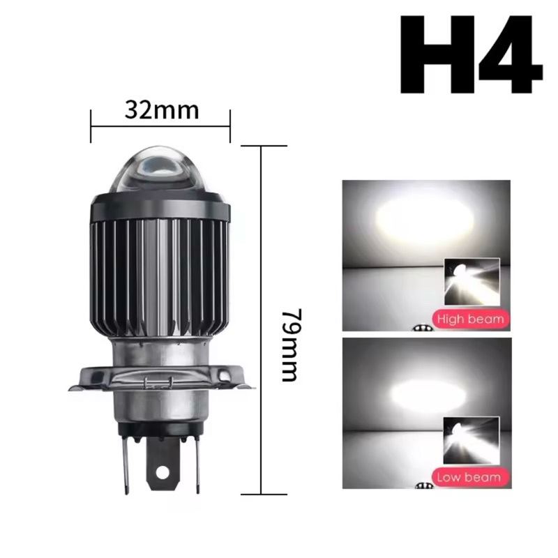 ไฟหน้า Led 2 สี Plus H4 3 ขา Dusk Vixion - Mx King - CB150R Old Etc.