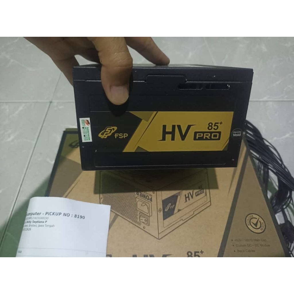 พาวเวอร์ซัพพลาย / PSU FSP HV PRO 550W 85+