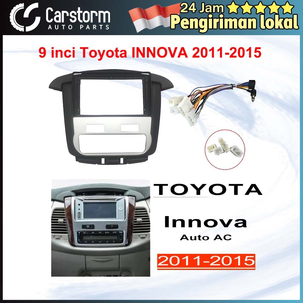 Toyota INNOVA คาร์สเตอร์ 9 นิ้ว (9 นิ้ว AC) 2011 2012 2013 2014 2015. กล่อง