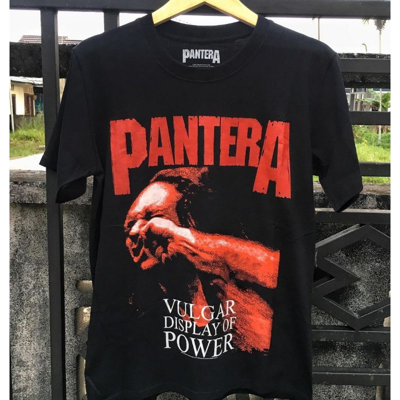 Pantera BAND เสื้อยืด - VULGAR DISPLAY OF POWER OFFICIAL ©2017