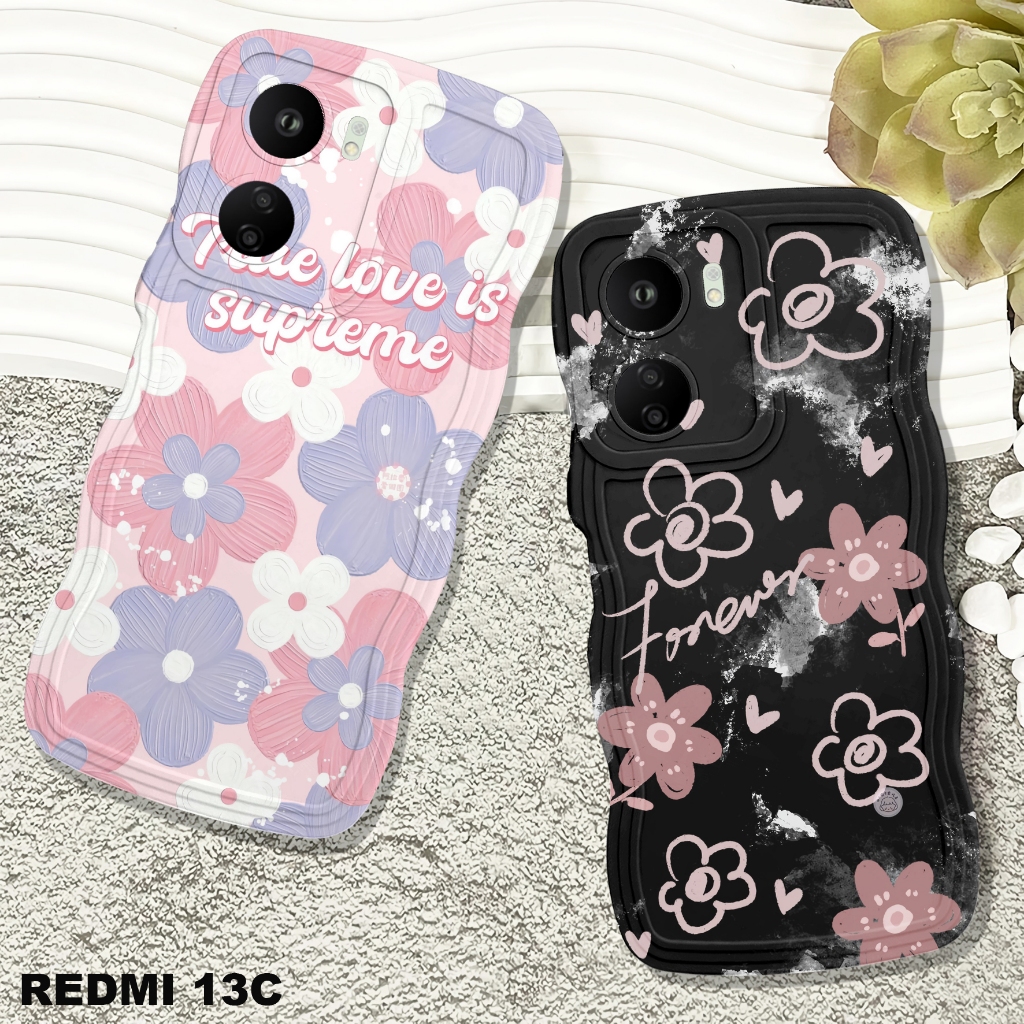 HP REDMI 13C 12C 12 4G 10C 10 4G 10 5G 9C 9A 9T 9 8/8A PRO A1/A2 POCO C65 SOFTCASE WAVY WAVE LATEST 