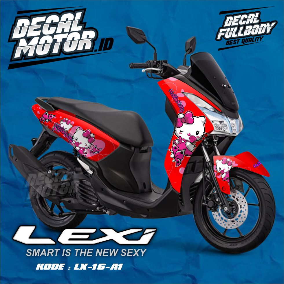 YAMAHA LEXI HELLOKITTY FULL BODY DECAL STICKER - LX 16