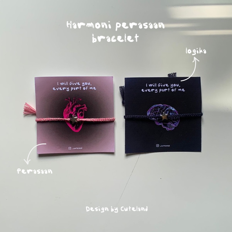 COUPLE HARMONI BRACELET by Cuteland - Couple BRACELET สําหรับผู้หญิง คู่รัก