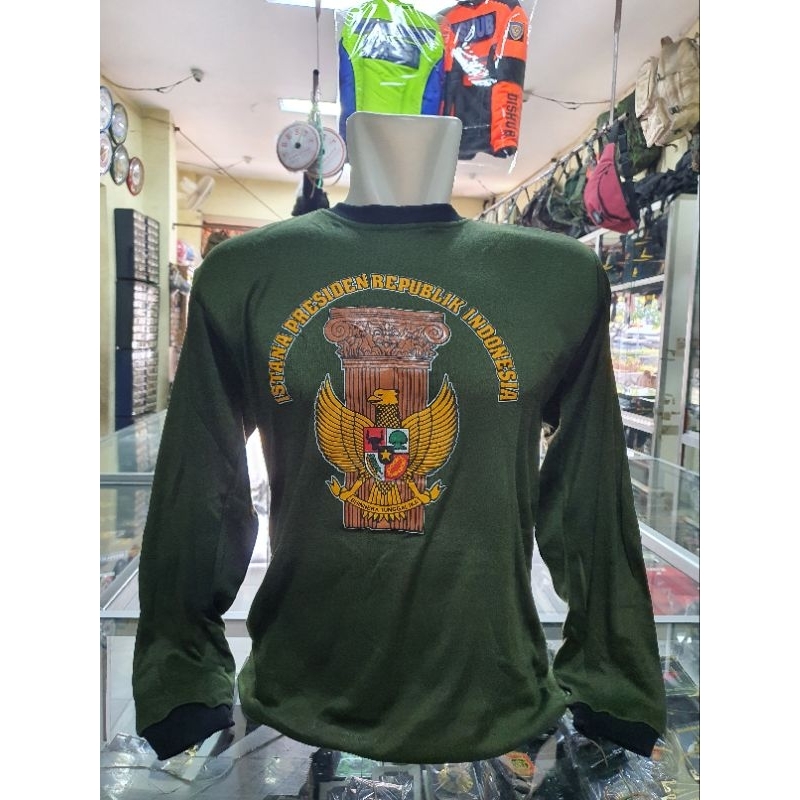 HIJAU GREEN PRESIDENTIAL PALACE Pad เสื้อยืด|เสื้อยืดนักกีฬา PRESIDENTIAL PALACE ยาว