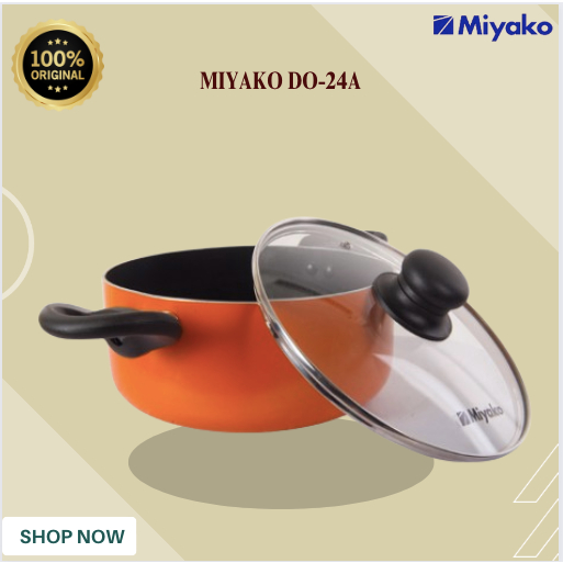 Dutch OVEN MIYAKO DO-24A/DO24A/DO24 A/DO 24A/DO-24 A/DO 24 A/MIYAKO OVEN DUTCH/ MIYAKO Pan รับประกันดั ้ งเดิม