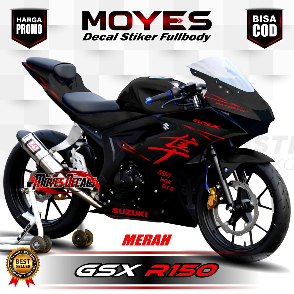 ใหม่Decal Gsx R150 Full Bodyสติกเกอร์Gsx R150 Full Body Decal Gsx 150 Full Body Striping Gsx R150 Fu