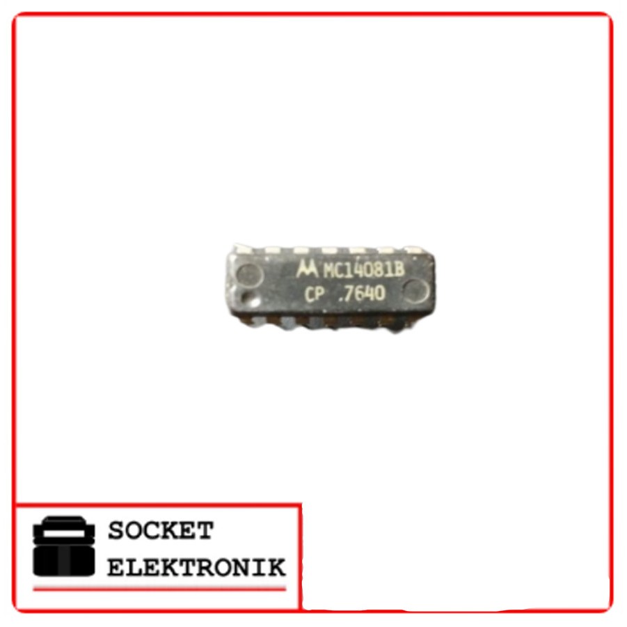Ic 4081 MC14081 CD4081 DIP Quad 2-Inter และ Gate