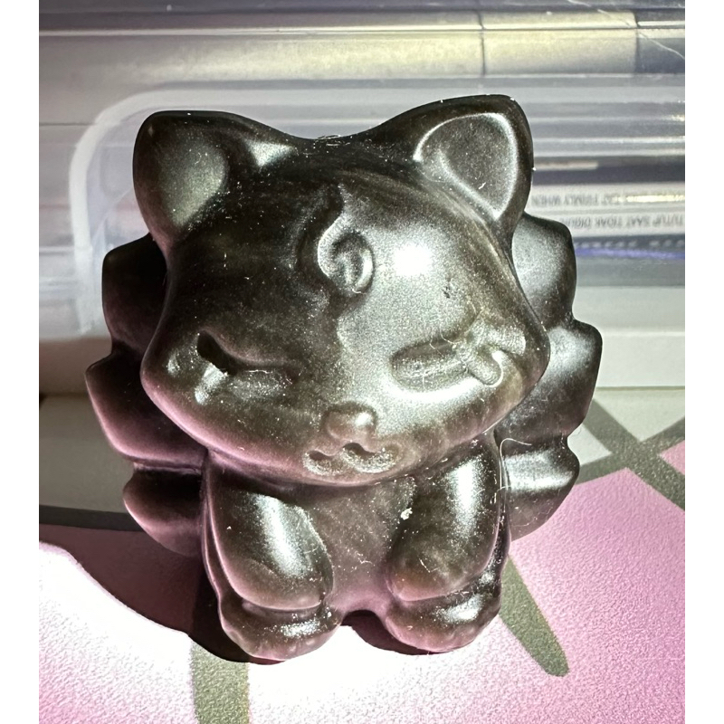 Silver Obsidian Nine Tail Fox C15