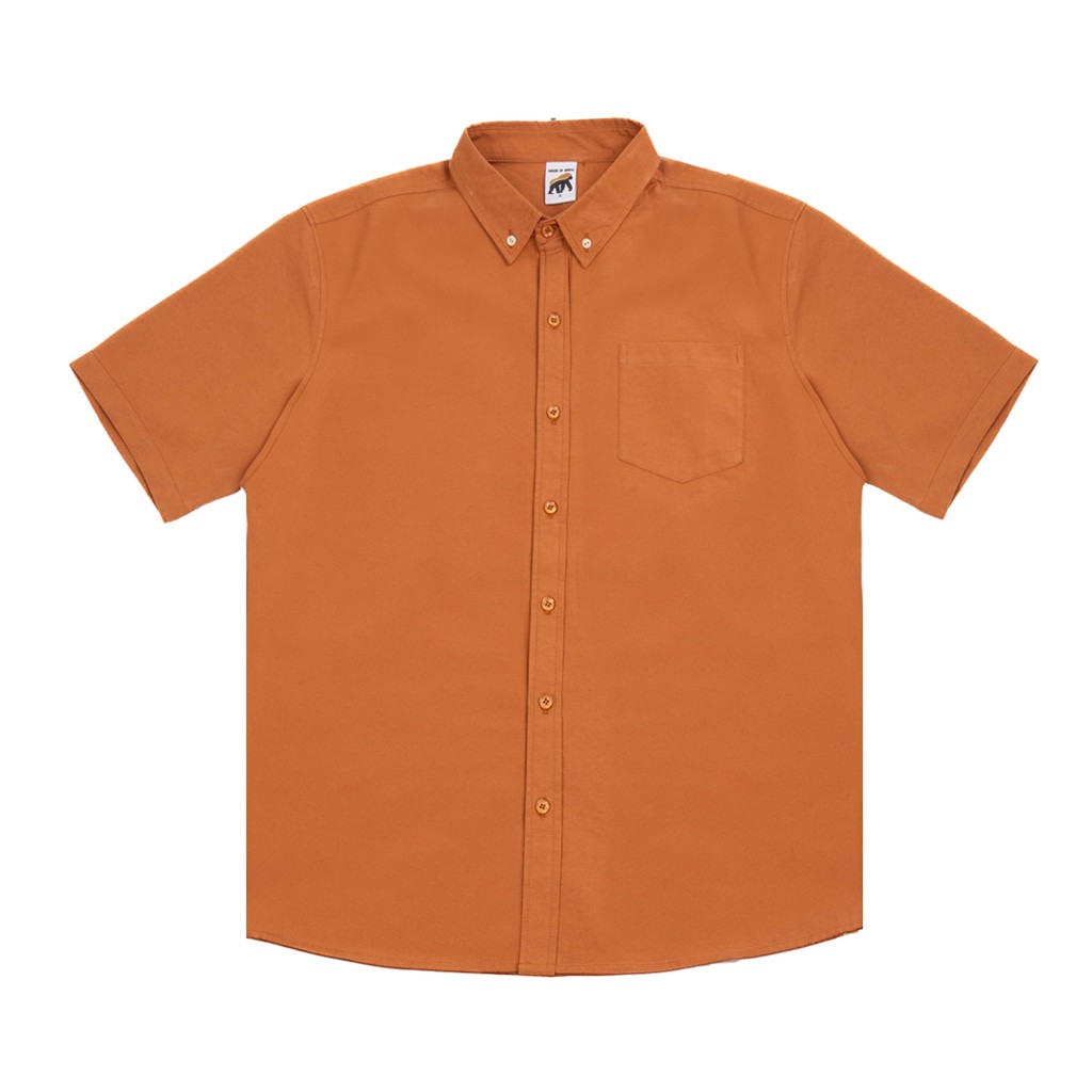 เสื้อเชิ้ตผู้ชาย KEMEJA House of Smith - Basic SS Camel - เสื้อเชิ้ตสั้น