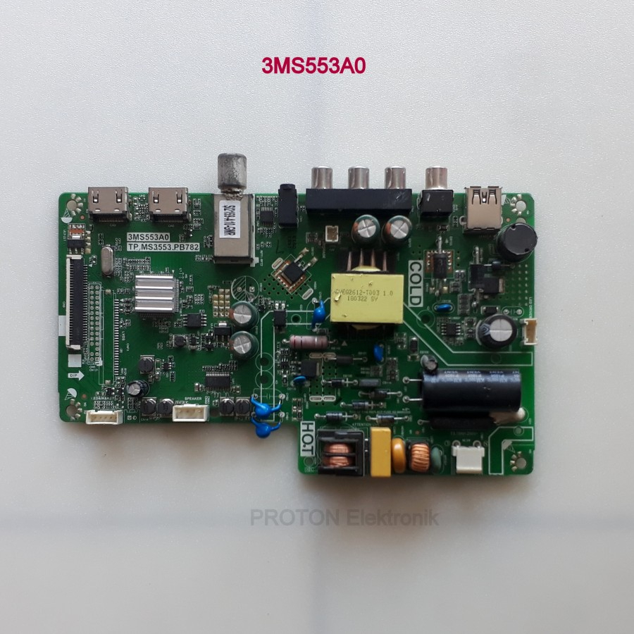 MESIN Panasonic TH-32F306G TH 32F306G 32H400G 32D1200 LED TV เมนบอร์ด 3MS553A0 TP.MS3553.พีบี782