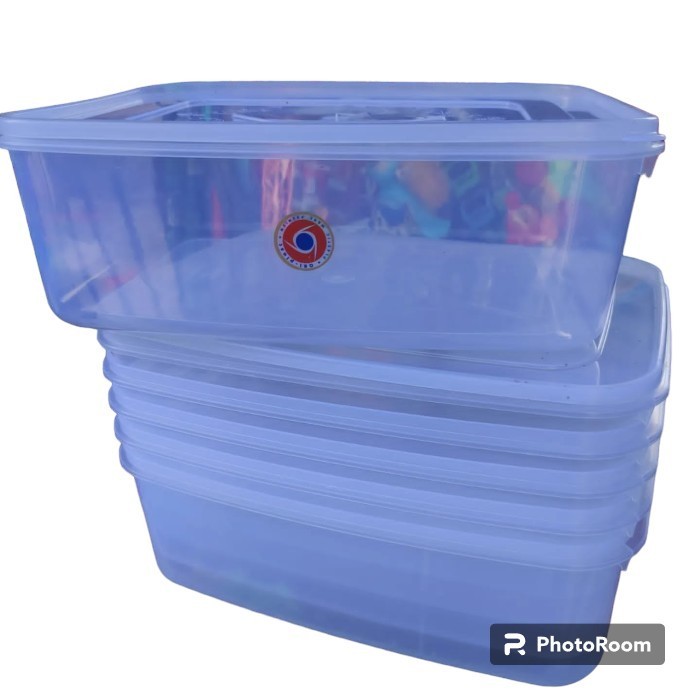 กล่องเก็บของ กล่องเก็บของแบบใส กล่อง 5000ml P 30cm x W 22cm x H 9cm