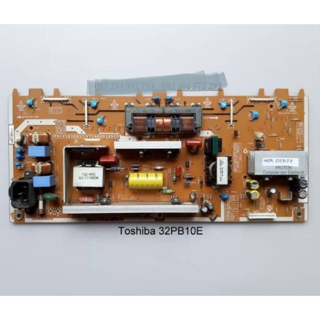 MESIN PSU LCD TV Toshiba Regza 32PB1E 32PB10E 32PB10 32PB10EW 32PB10V1 32PB1T 32PB1V 32A1C 32AV700E 